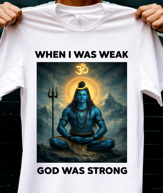 GOD WAS STRONG